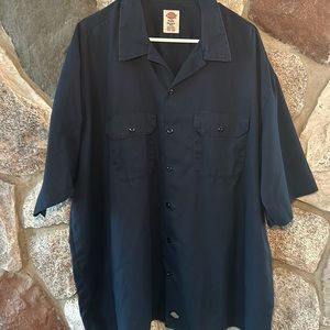 Big Mens Short Sleeve Work Shirt - Dickies - 3XL